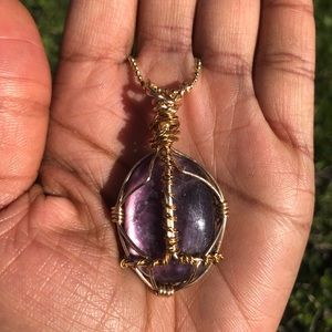 Lepidolite Pendant